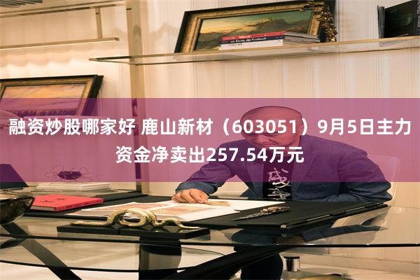 融资炒股哪家好 鹿山新材（603051）9月5日主力资金净卖出257.54万元