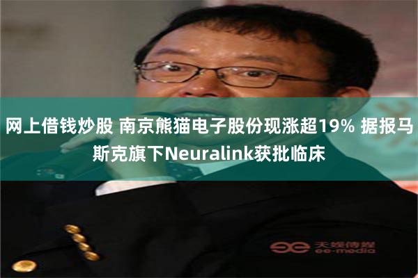 网上借钱炒股 南京熊猫电子股份现涨超19% 据报马斯克旗下Neuralink获批临床